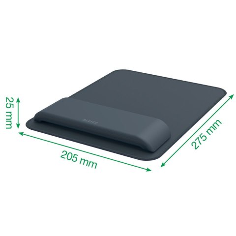 Podkładka pod mysz ergo ciemno szara szary Leitz (65170089) Podkładka pod mysz ergo ciemno szara szary Leitz (65170089)