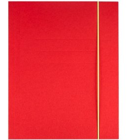 Teczka kartonowa na gumkę A4 czerwony 350g Kreativ (120-1982)