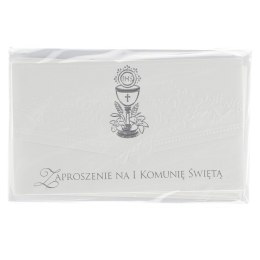 Zaproszenie komunia biała Merigraf (5902221800092)