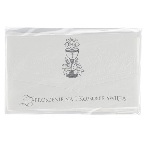 Zaproszenie komunia biała Merigraf (5902221800092) Zaproszenie komunia biała Merigraf (5902221800092)