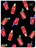 Zeszyt COCA COLA MAT+UV A5 32k. 70g krata Interdruk