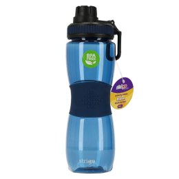 Bidon z gumowy uchwytem granatowy Strigo (SSC379)