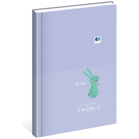 Brulion Black & Blue A6 96k. 80g krata Interdruk (BRA6BBP)