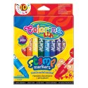 Flamaster Colorino z pieczątkami 10 kol. Patio (36092)