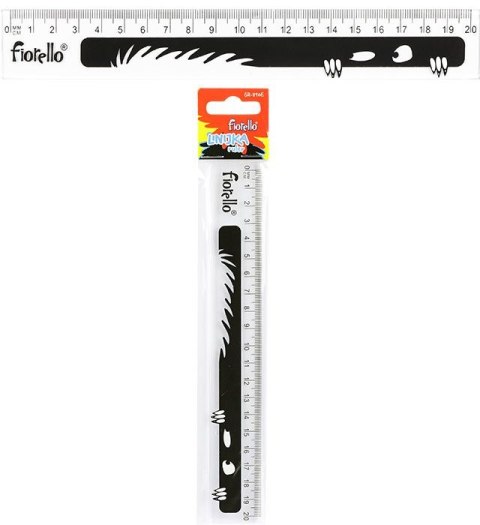 Linijka plastikowa Extra GR-896E 20cm Fiorello (130-1913) Linijka plastikowa Extra GR-896E 20cm Fiorello (130-1913)