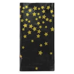 Obrus złote gwiazdki - czarny PEVA [mm:] 1370x2740 Arpex (DO2684CZA)