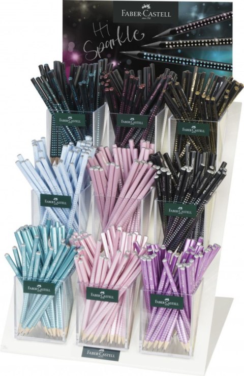 Ołówek Sparkle Display 9 kol. x 48 szt B Faber Castell (118285 FC)