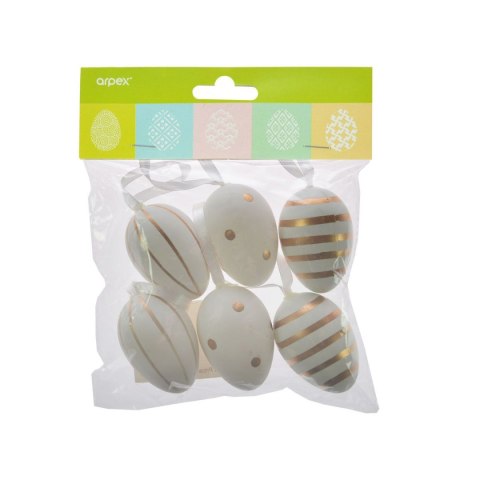 Ozdoba wielkanocna Pisanki glamour (6 szt.) Arpex (YP7613)