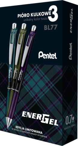 Pióro kulkowe BL 77 5902894026775 3szt Pentel (77A2-ST3KSVPl)