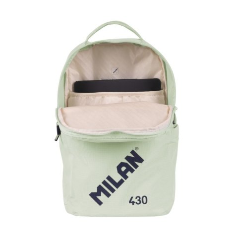 Plecak 1918 zielony z blokowanym suwakiem Milan (624201SNCGR) Plecak 1918 zielony z blokowanym suwakiem Milan (624201SNCGR)