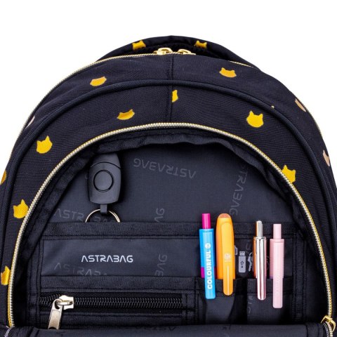 Plecak Astrabag Fluffy Kitty Black Astra (502025021)