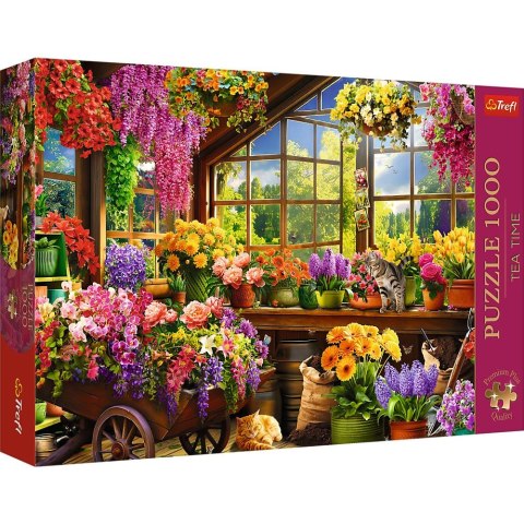 Puzzle Premium Plus Przygotowania do wiosny 1000 el. Trefl (10840)