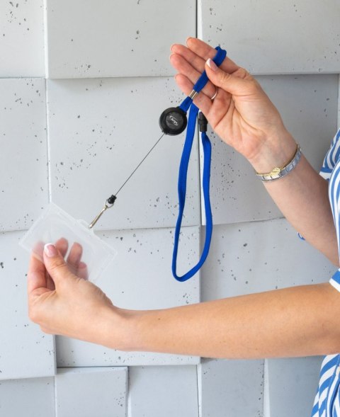 Tasiemka wypinająca z mechanizmem niebieska Argo (601282)