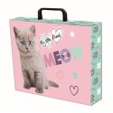 Teczka kartonowa na zatrzask My Little Friend Fluffy Kitty A4 mix Unipap Teczka kartonowa na zatrzask My Little Friend Fluffy Kitty A4 mix Unipap