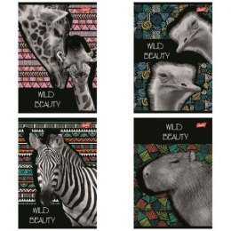 Zeszyt Wild Beauty A5 60k. 70g krata Unipap