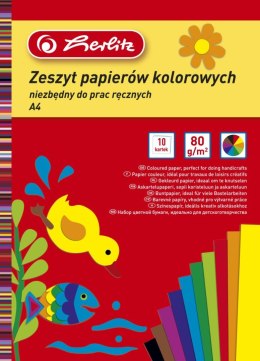 Zeszyt papierów kolorowych 9583709 A4 Herlitz (300023128)