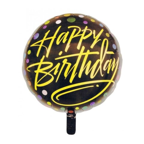 Balon foliowy okrągły Happy Birthday Antella (BCF-924) Balon foliowy okrągły Happy Birthday Antella (BCF-924)