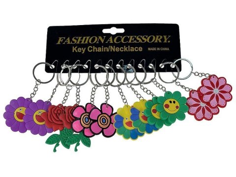 Brelok kwiatek, karta 12szt. Adar (603677)