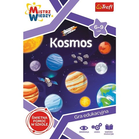 Gra edukacyjna Kosmos z Serii Mistrz Wiedzy Kosmos Trefl (01956)