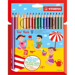 Kredki ołówkowe Trio thick 18 kol. Stabilo (203/18-01)
