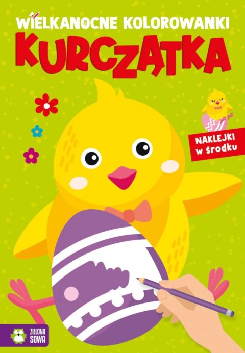 Książeczka edukacyjna Wielkanocne kolorowanki. Kurczątka Zielona Sowa Książeczka edukacyjna Wielkanocne kolorowanki. Kurczątka Zielona Sowa