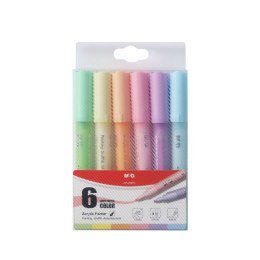 Marker specjalistyczny Pastelowe markery akrylowe Happy Color (MG APL976P4 WP6)