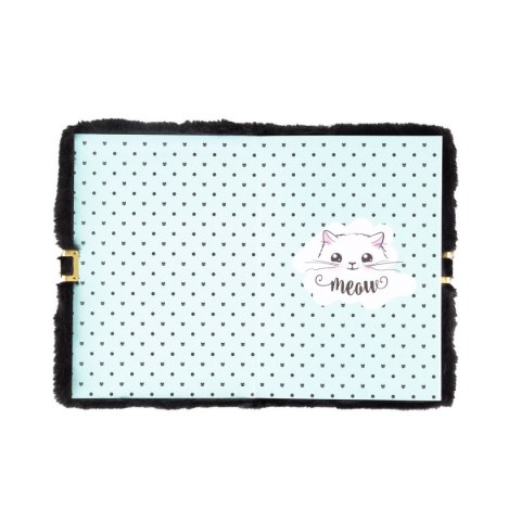 Pamiętnik Fluffy Kitty Black A5 Astrapap (101025001) Pamiętnik Fluffy Kitty Black A5 Astrapap (101025001)