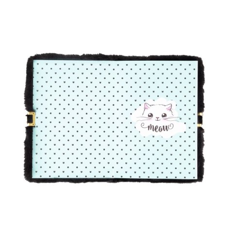 Pamiętnik Fluffy Kitty Black A5 Astrapap (101025001) Pamiętnik Fluffy Kitty Black A5 Astrapap (101025001)