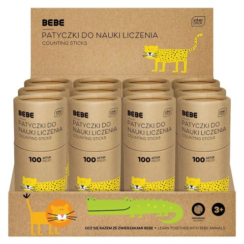 Patyczki do liczenia BEBE 100 szt 100 el. Bebe