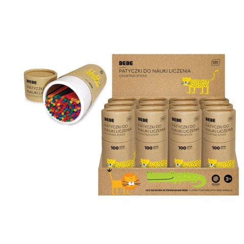 Patyczki do liczenia BEBE 100 szt 100 el. Bebe