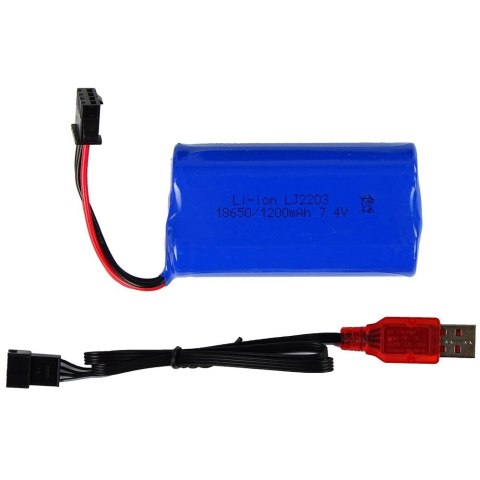 Samochód Off- Road R/C 2.4G Climbing Car 1:8 czerwony Lean (8839)