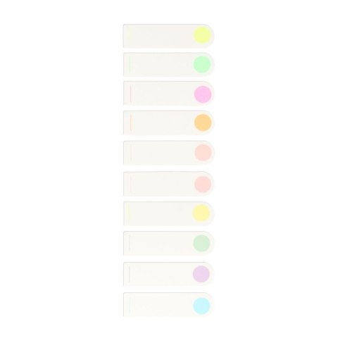 Zakładki indeksujące łapki 12X44MM 10 KOL 5905658810566 [mm:] 12x44 Strigo (SSN038)
