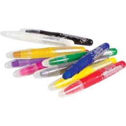 Zestaw kreatywny 10szt kredek do malowania palcami,5szt tatoo gel Patio