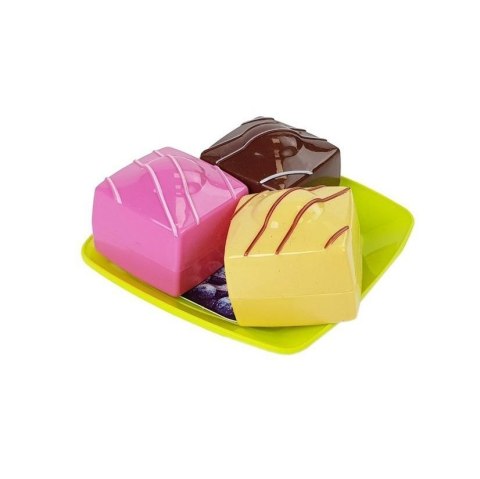 Artykuły kuchenne Zestaw Jedzenia Deser Ciasto z Tacką Lean (7059)