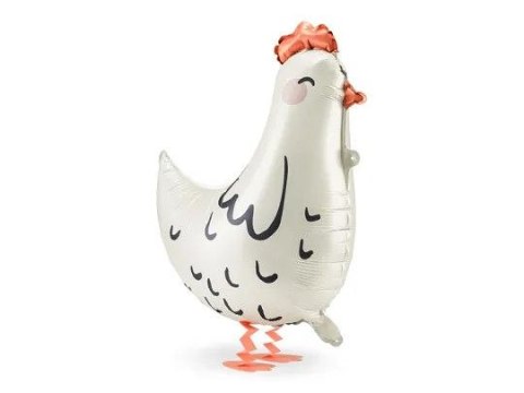 Balon foliowy Kurka, 48x60 cm Partydeco (FB187) Balon foliowy Kurka, 48x60 cm Partydeco (FB187)