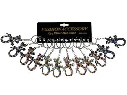 Brelok metalowy - jaszczurka, karta 12szt. Adar (603943)