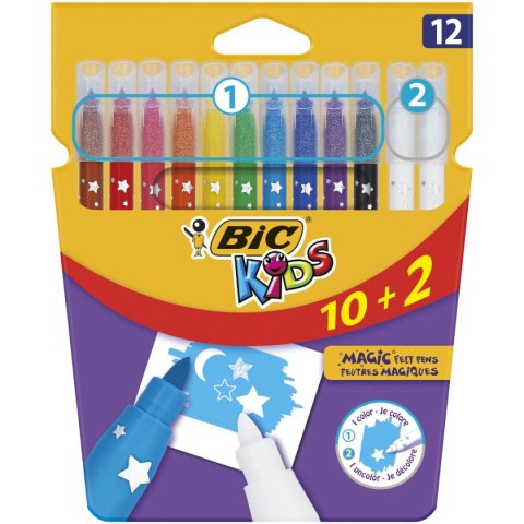 Flamaster Colour & Erase 12 kol. Bic Kids (920295) Flamaster Colour & Erase 12 kol. Bic Kids (920295)