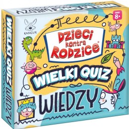 Gra karciana Dzieci kontra rodzice Wielki quiz wiedzy Kangur