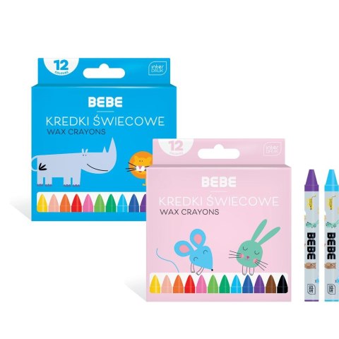 Kredki świecowe BB KIDS 12 kol 5902277326683 12 kol. Bebe Kredki świecowe BB KIDS 12 kol 5902277326683 12 kol. Bebe