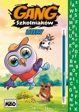 Książeczka edukacyjna Gang Szkolniaków. Litery. Niko