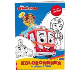 Książka dla dzieci Disney. Straż Ekipa. Kolorowanka według kodu Ameet (KKO 9104)