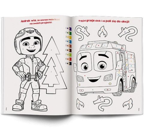 Książka dla dzieci Disney. Straż Ekipa. Kolorowanka według kodu Ameet (KKO 9104) Książka dla dzieci Disney. Straż Ekipa. Kolorowanka według kodu Ameet (KKO 9104)