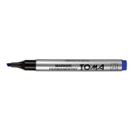 Marker permanentny TO-091 niebieski okrągła końcówka Toma