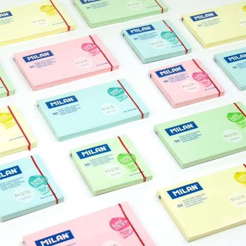 Notes samoprzylepny (karteczki) żółty 90k [mm:] 126x76 Milan (41721P090)