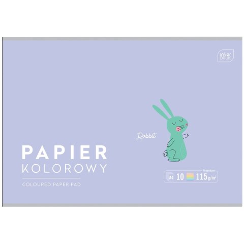 Zeszyt papierów kolorowych B&B KIDS PASTEL A4/10 5902277328649 A4 115g 10k Interdruk (115g) Zeszyt papierów kolorowych B&B KIDS PASTEL A4/10 5902277328649 A4 115g 10k Interdruk (115g)