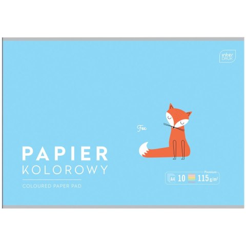 Zeszyt papierów kolorowych B&B KIDS PASTEL A4/10 5902277328649 A4 115g 10k Interdruk (115g) Zeszyt papierów kolorowych B&B KIDS PASTEL A4/10 5902277328649 A4 115g 10k Interdruk (115g)