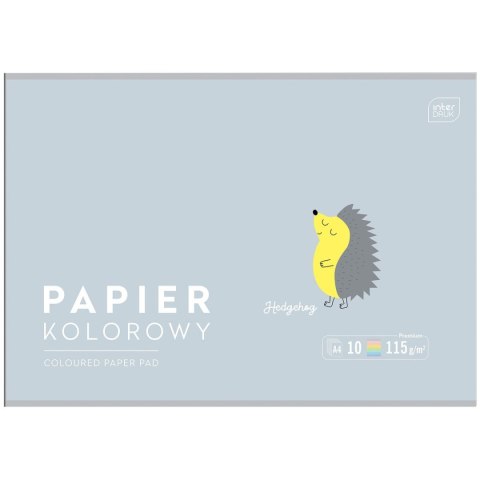 Zeszyt papierów kolorowych B&B KIDS PASTEL A4/10 5902277328649 A4 115g 10k Interdruk (115g) Zeszyt papierów kolorowych B&B KIDS PASTEL A4/10 5902277328649 A4 115g 10k Interdruk (115g)