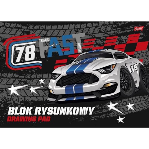 Blok rysunkowy A3 kolorowy 80g 20k [mm:] 297x420 Unipap