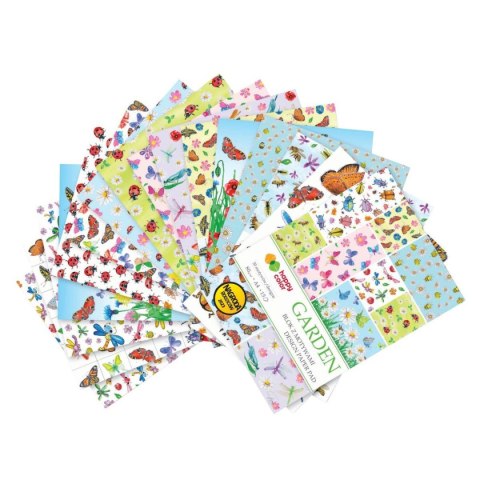 Blok techniczny GARDEN A4 mix 80g 15k Happy Color (HA 3808 2030-D)
