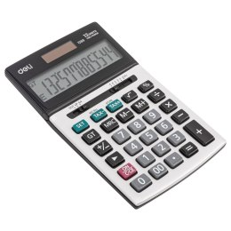 Kalkulator na biurko 12 pozycyjny srebrny Deli (E1250)